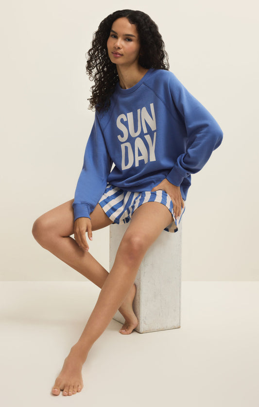 Z Supply Sunday Sweatshirt in Bayside