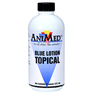 AniMed Blue Lotion Topical Antiseptic Wound Dressing