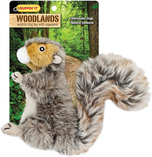 Ruffin' It Woodlands Plush Squirrel Dog Toy