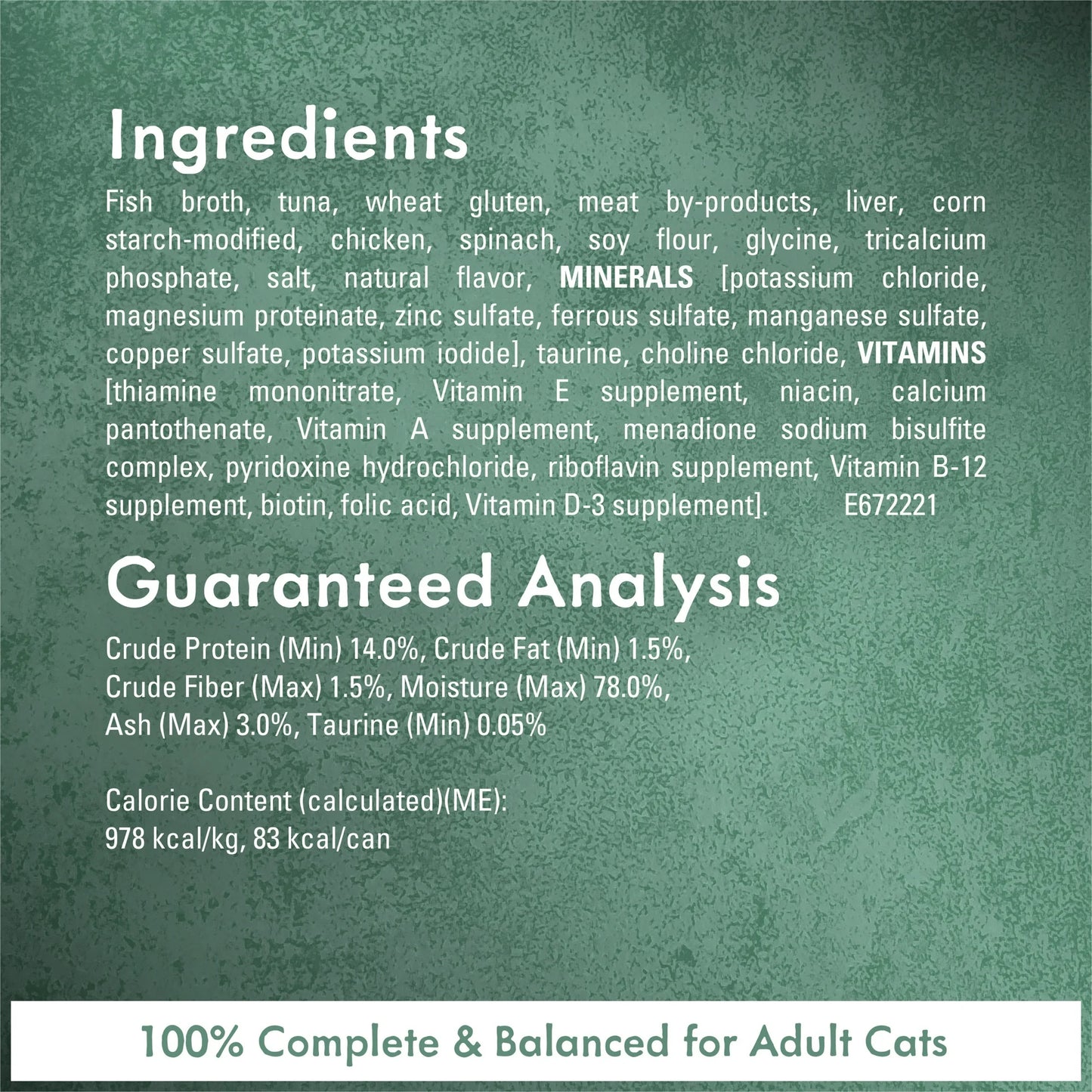 Fancy Feast Medleys Shredded Tuna Fare With Spinach in a Savory Broth