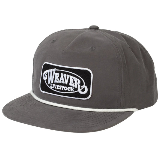 Weaver Gray Rope Logo Cap