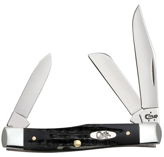 Case Jigged Buffalo Horn Medium Stockman with Pen Blade