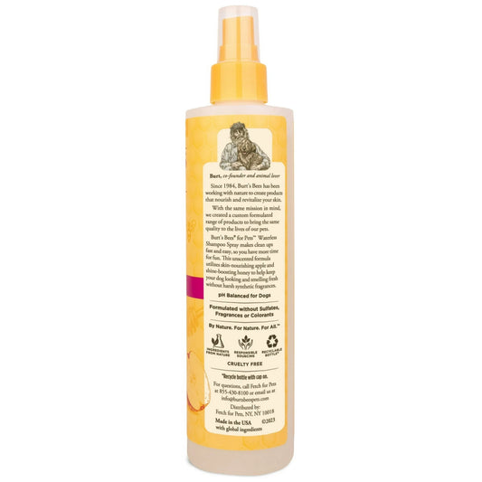Burt's Bees for Dogs Natural Waterless Shampoo Spray with Apple and Honey