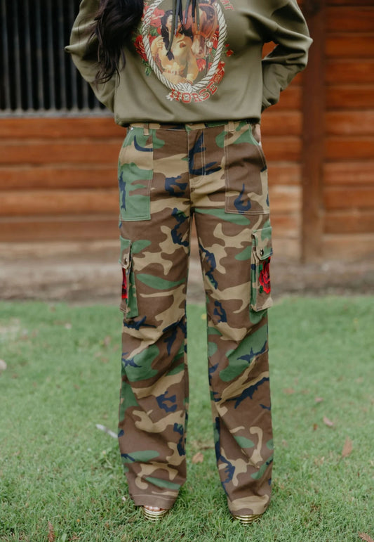Rodeo Quincy Heavenly Rose Camo Pant