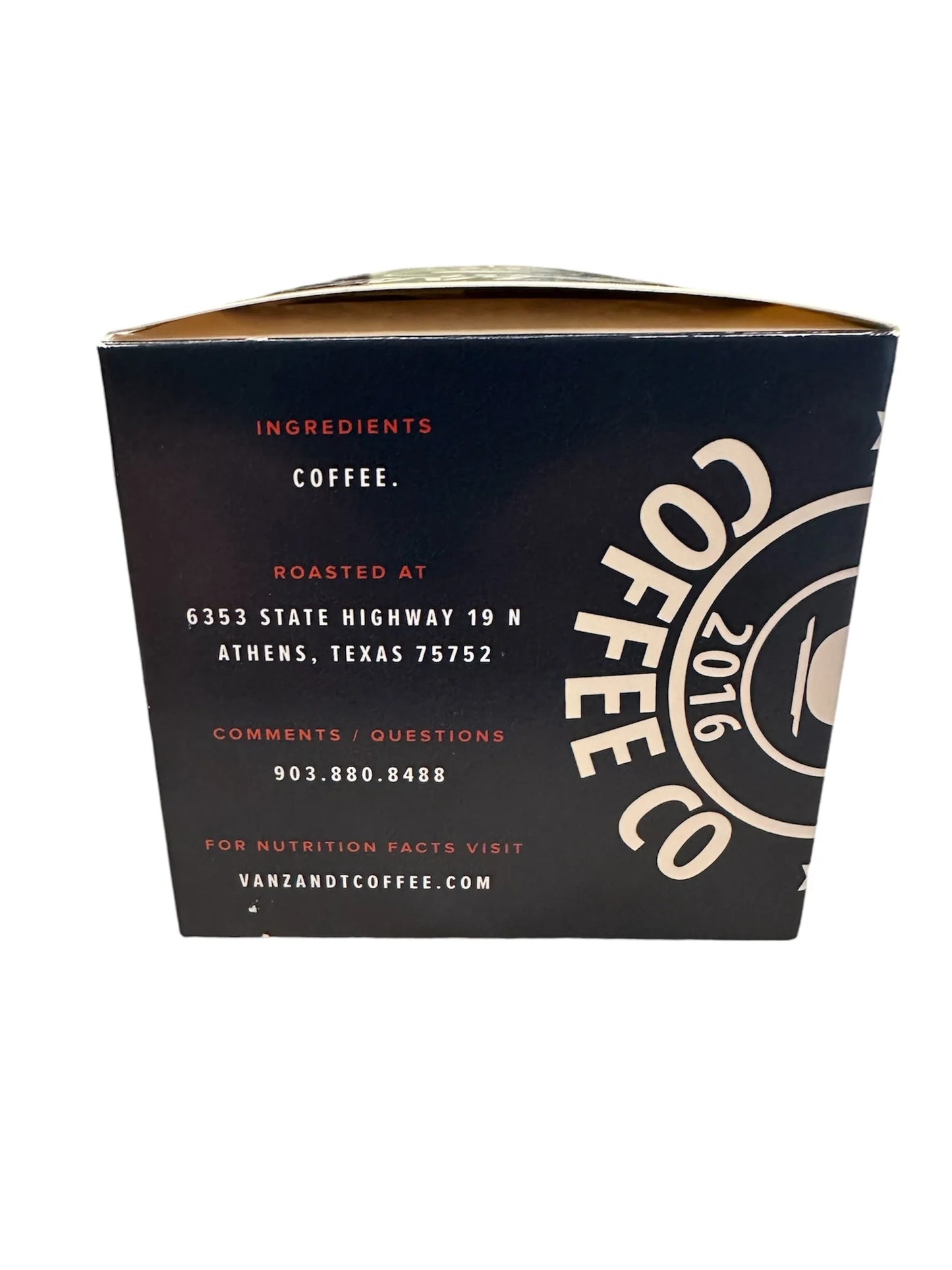 Van Zandt Coffee Hondo Sidekick Coffee Pod 12 Pack