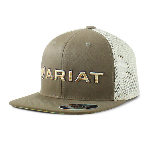 Ariat Men's Flexfit Dark Green Logo Cap