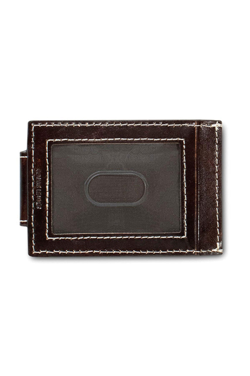 Ariat Men's Leather Floral Embossed Money Clip