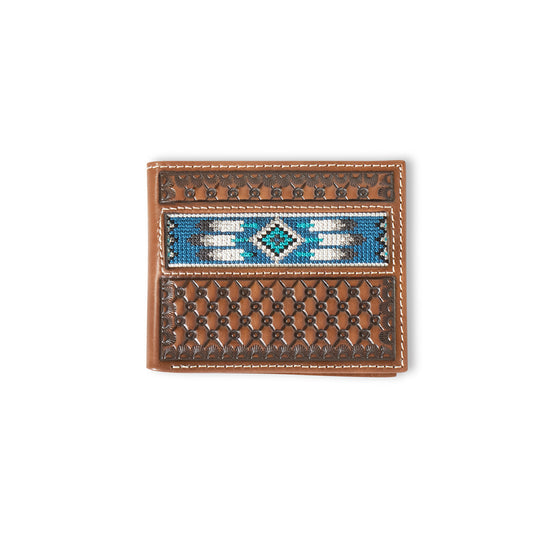 Ariat Bifold Style Southwestern Inlay Wallet