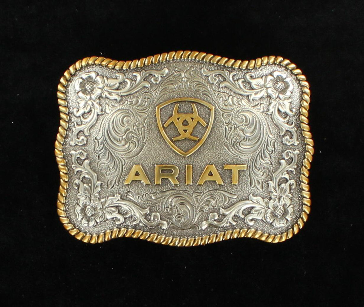 Ariat Antique Silver and Gold Buckle