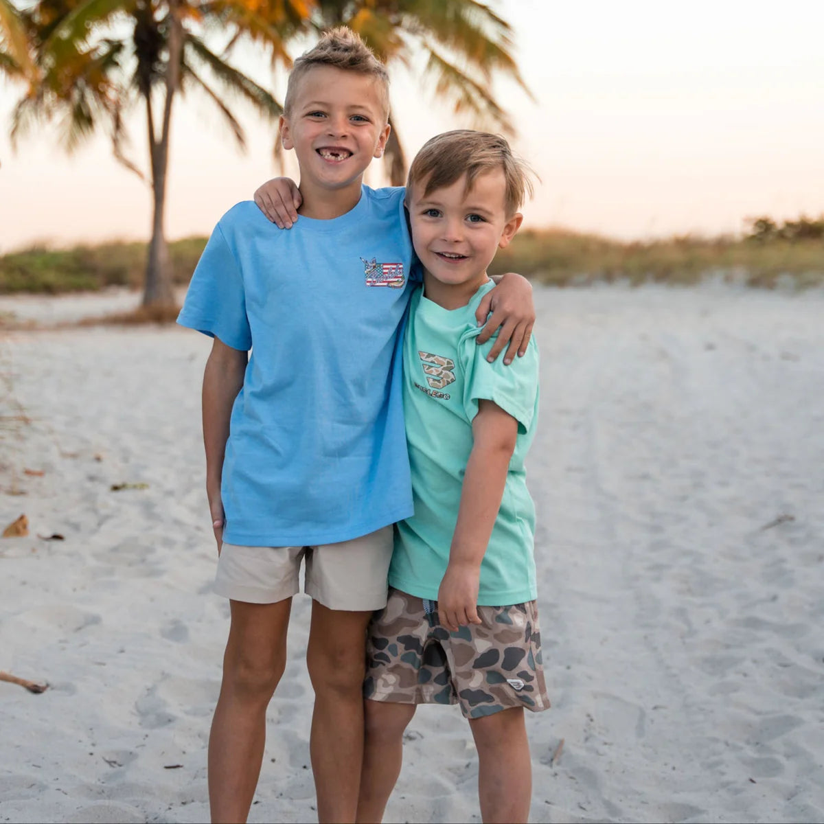 Burlebo Youth Athletic Short in Pintail Camo