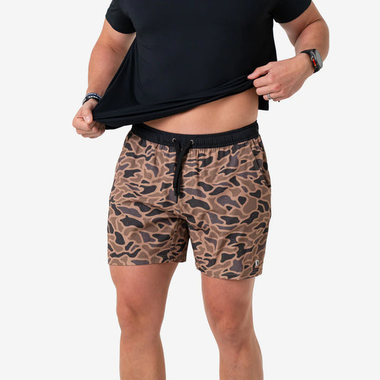 Burlebo Athletic Short in Gauge Camo