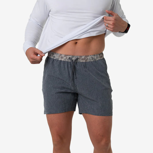 Burlebo Athletic Short in Grizzly Grey