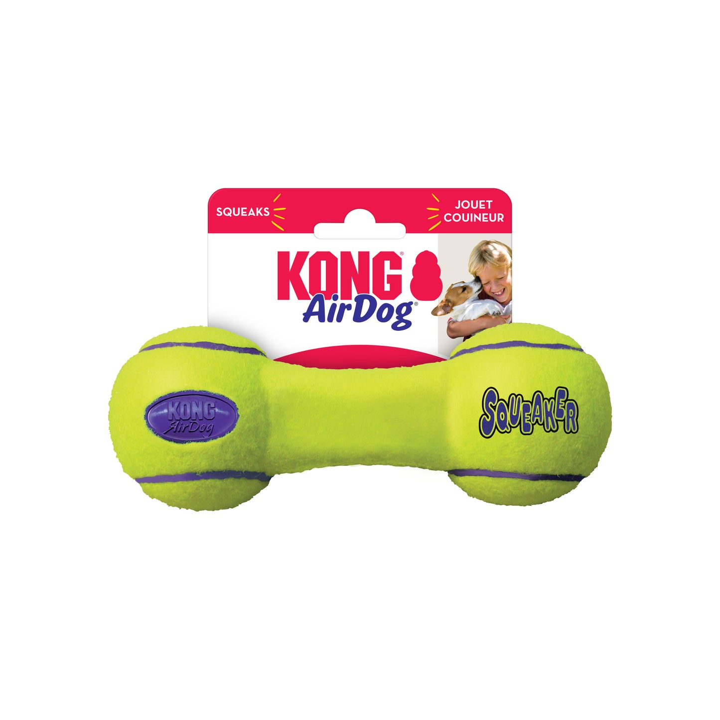 Kong AirDog Squeaker Dumbbell