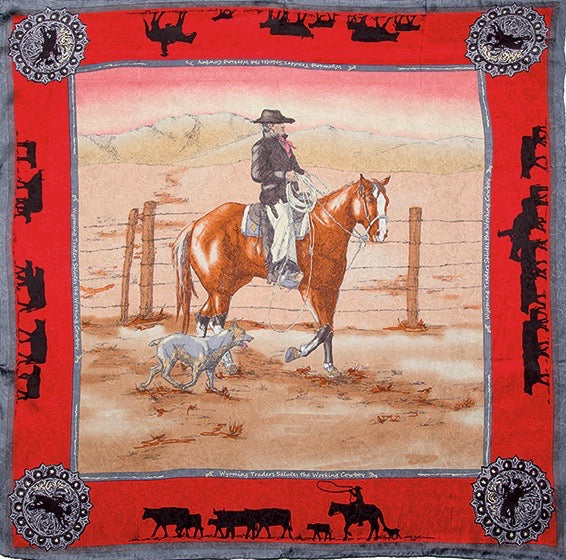 Wyoming Traders Anniversary Bay Red Limited Edition Wild Rag