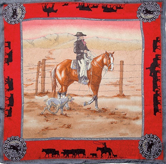 Wyoming Traders Anniversary Bay Red Limited Edition Wild Rag