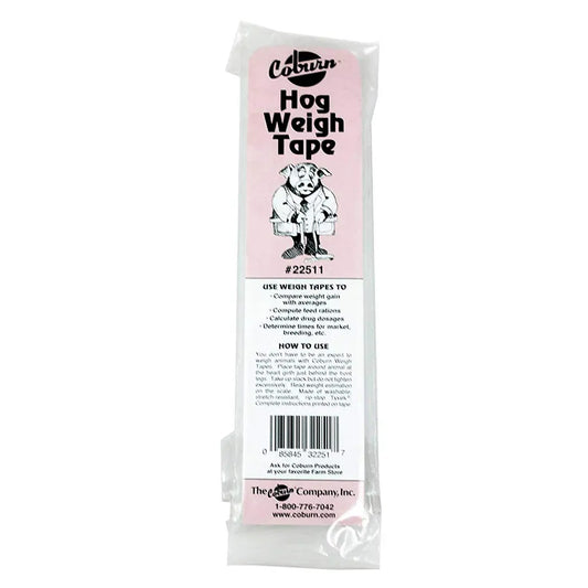 Coburn Company Hog Weigh Tape