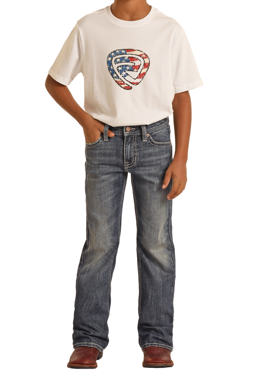 Rock & Roll Denim Boy's ReFlex Bootcut Jean