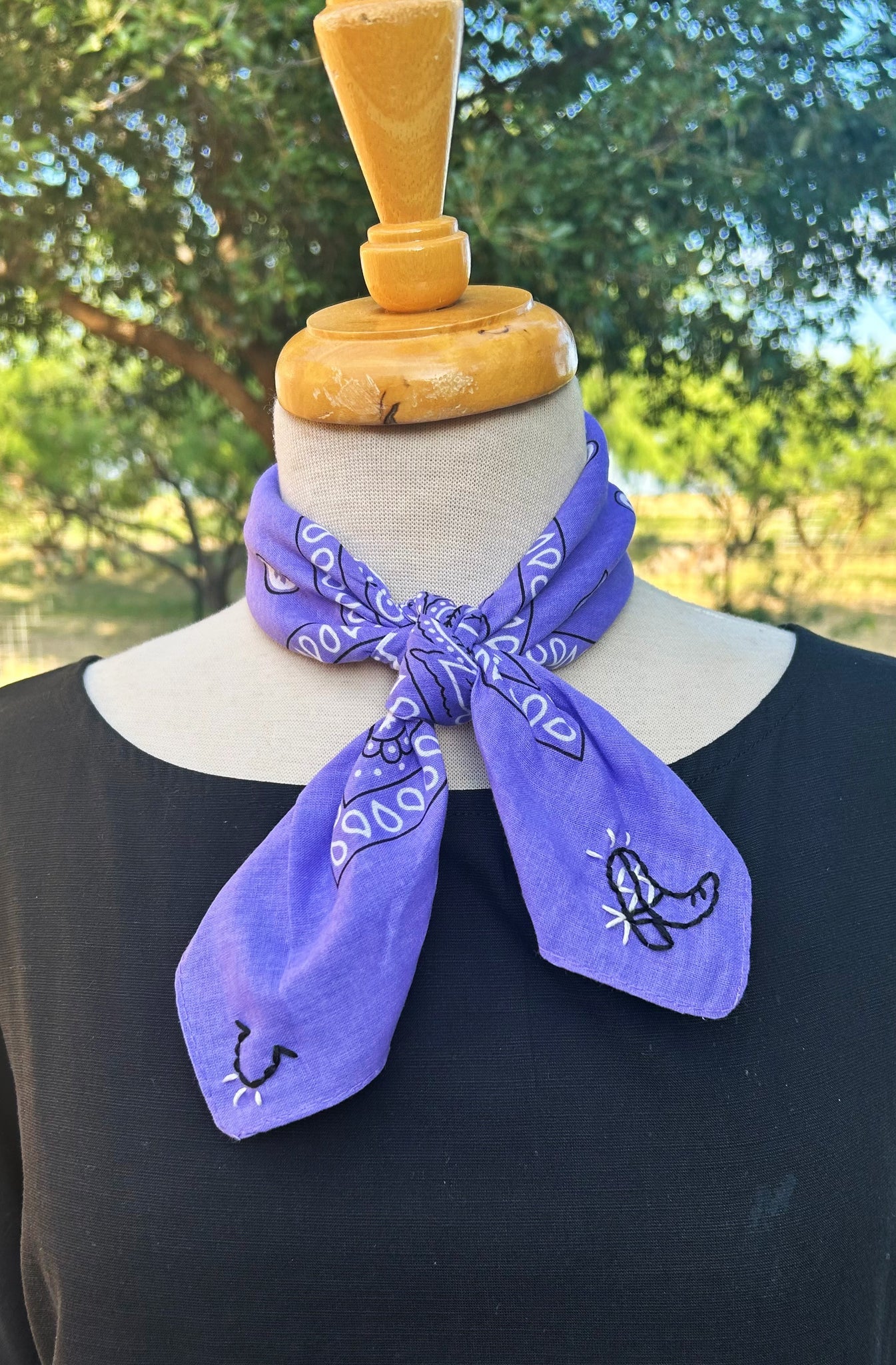 Embroidered Ft. Worth Bandana