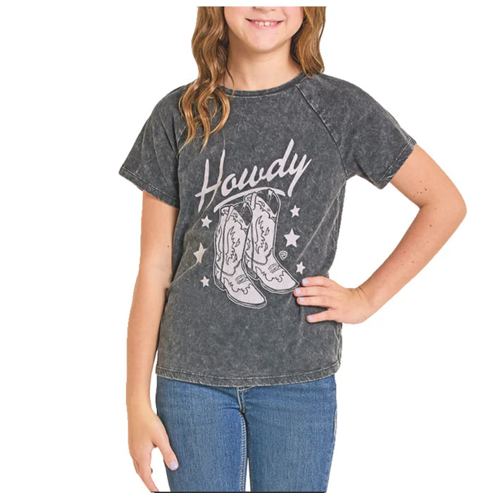 Rock & Roll Raglan Howdy Graphic Tee