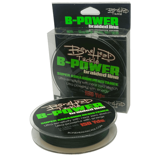 BoneHead Tackle Braided Fishing Line 4X 12LB