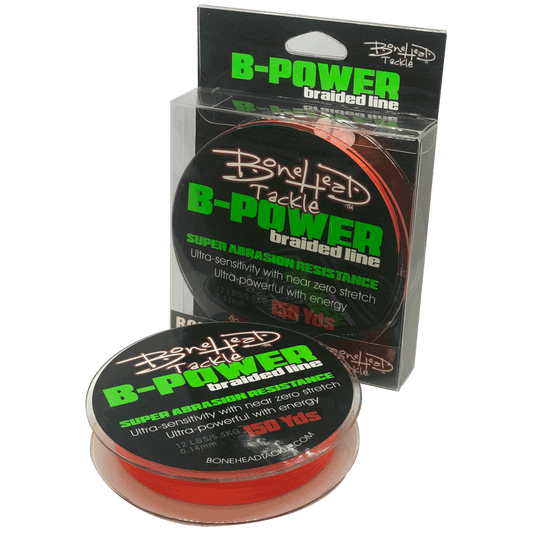 BoneHead Tackle Braided Fishing Line 4X 12LB