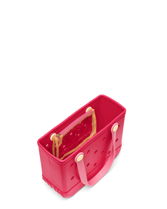Pink Bitty Bogg bag, on a transparent background