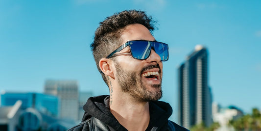 Blenders Deep Blue SciFi Sunglasses