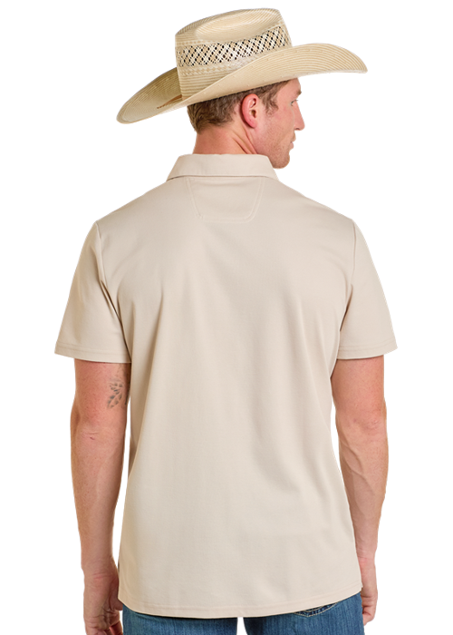 Rock & Roll Denim Border Stripe Polo