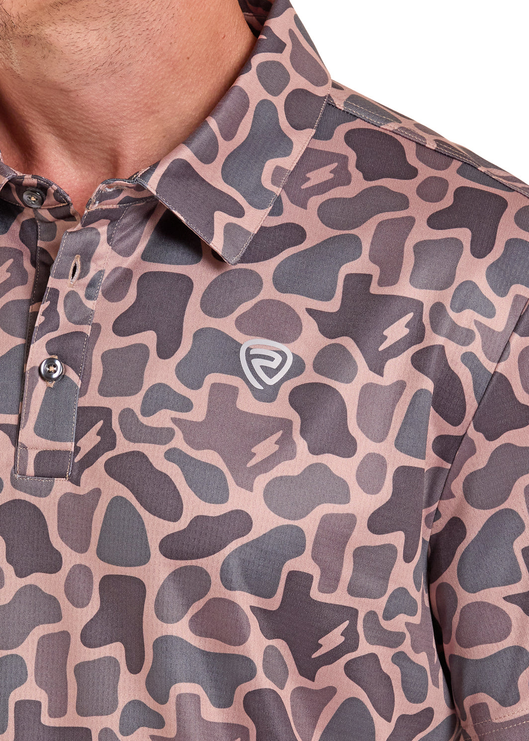 Rock & Roll Koe Wetzel Traditional Texas Camo Polo