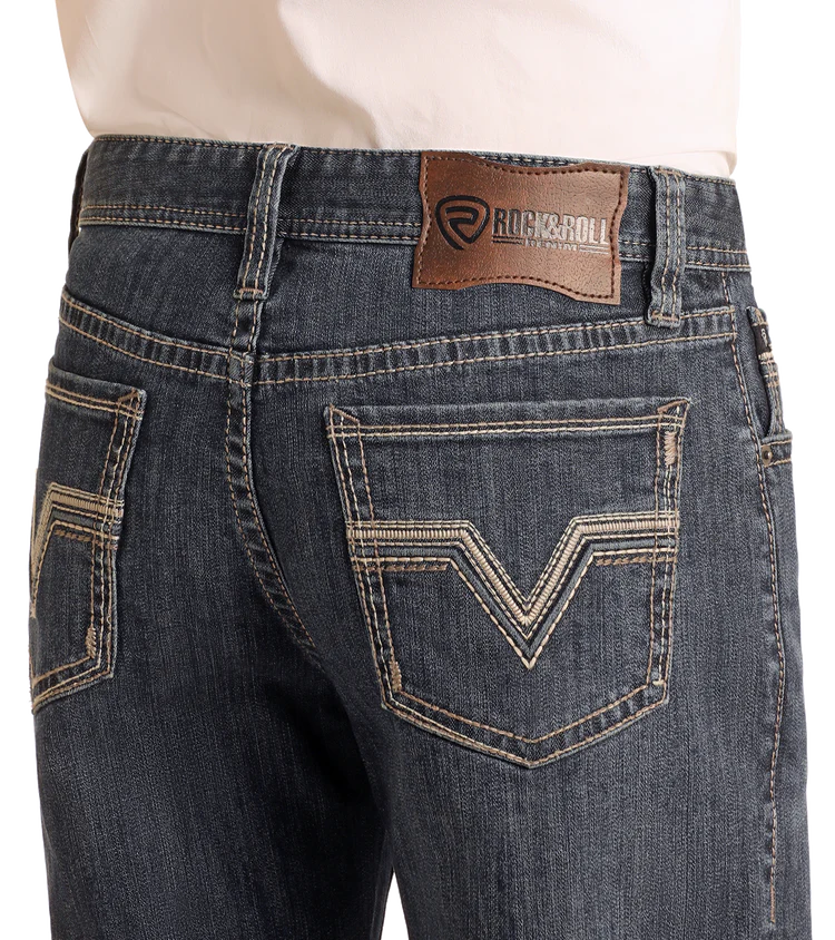 Rock & Roll High Rise Relaxed Fit Alpha Stackable Bootcut Jeans