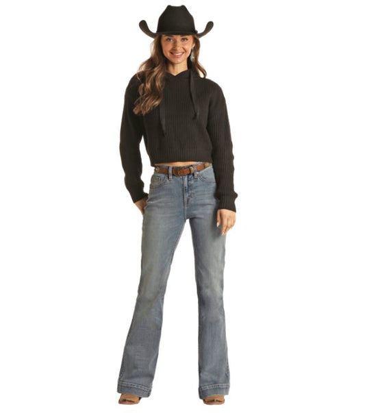 Rock & Roll High Rise Stretch Trouser Jean