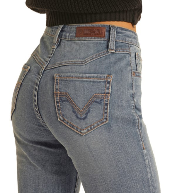 Rock & Roll High Rise Stretch Trouser Jean