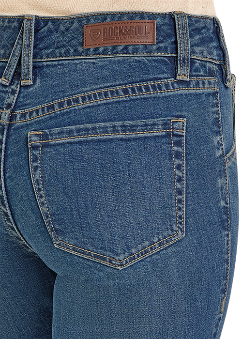 Rock & Roll Medium Wash Snap Pocket Trouser