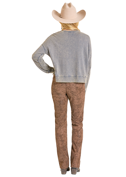 Rock & Roll Women's Rodeo Graphic Sweatshirt