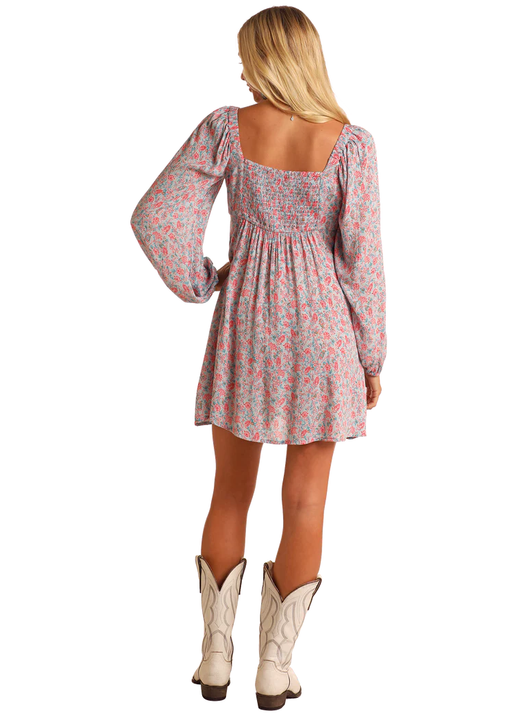 Rock & Roll Floral Mini Dress