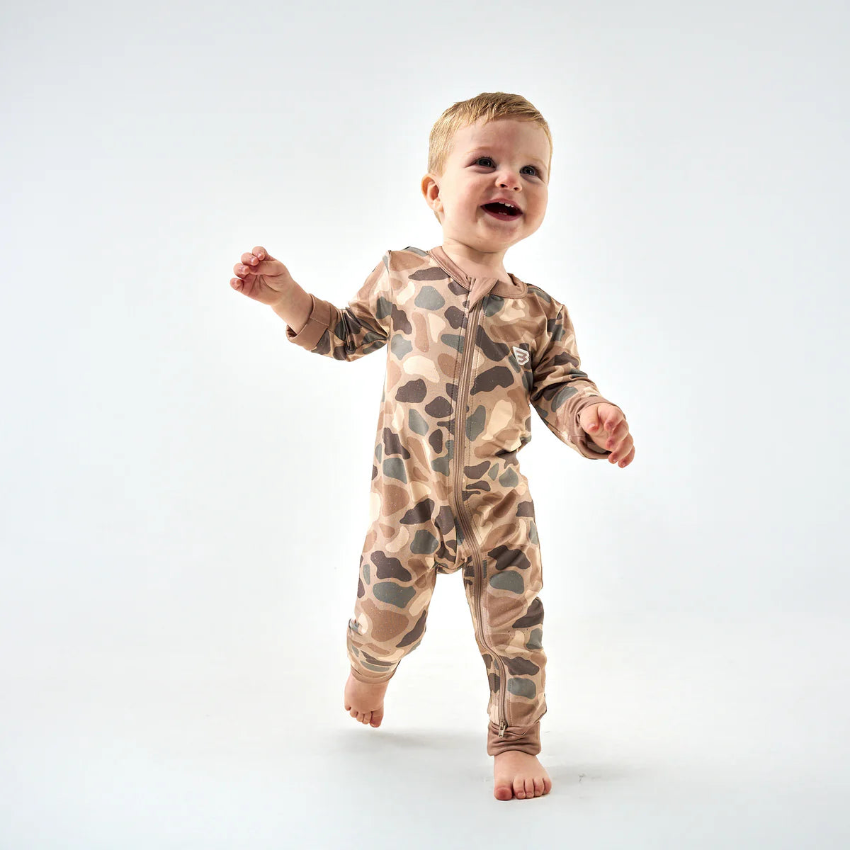 Burlebo Baby Zip Up in Pintail Camo