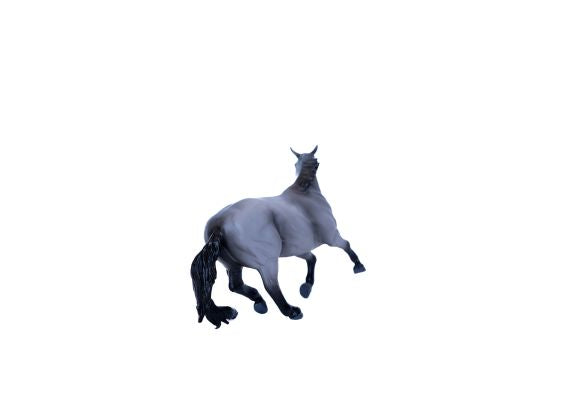 Little Buster Toys Gray Gelding Barrel Horse