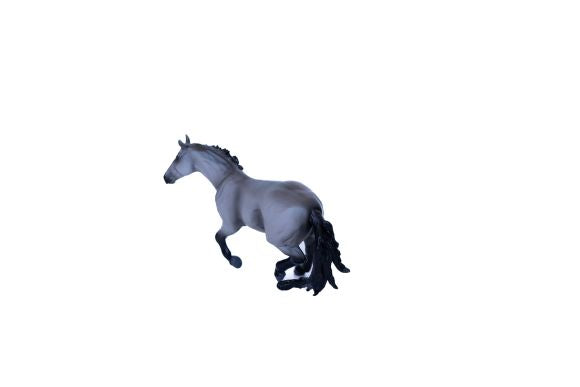 Little Buster Toys Gray Gelding Barrel Horse