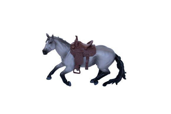 Little Buster Toys Gray Gelding Barrel Horse