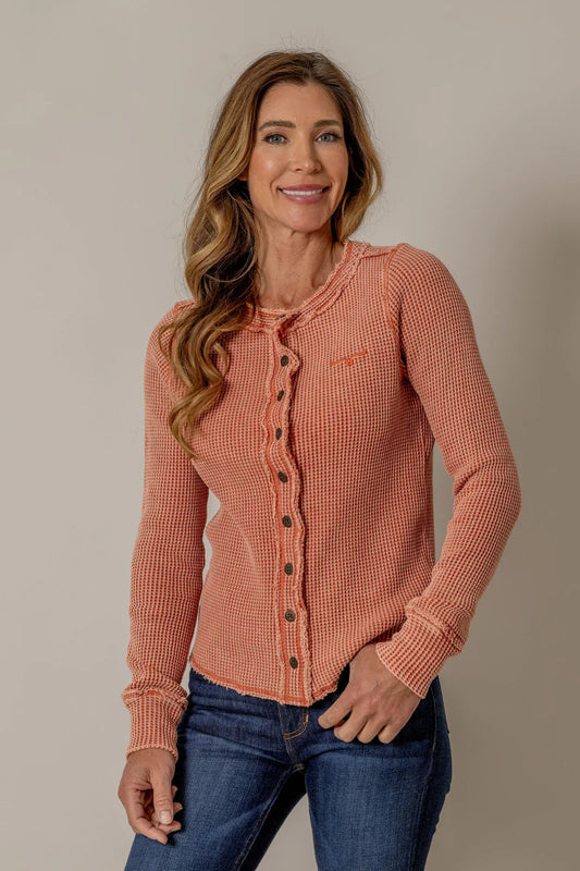 Kimes Ranch Bella Cardigan in Rust