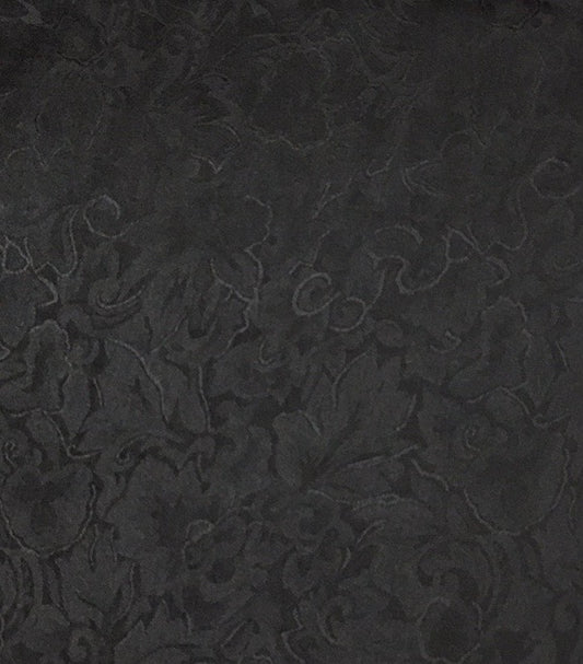 Wyoming Traders 20" Black Jacquard Silk Wild Rag
