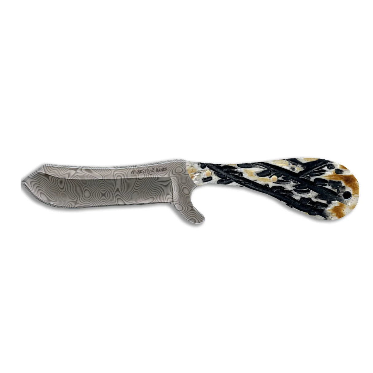 Whiskey Bent Hat Co. Burnt Bone Bullcutter Knife