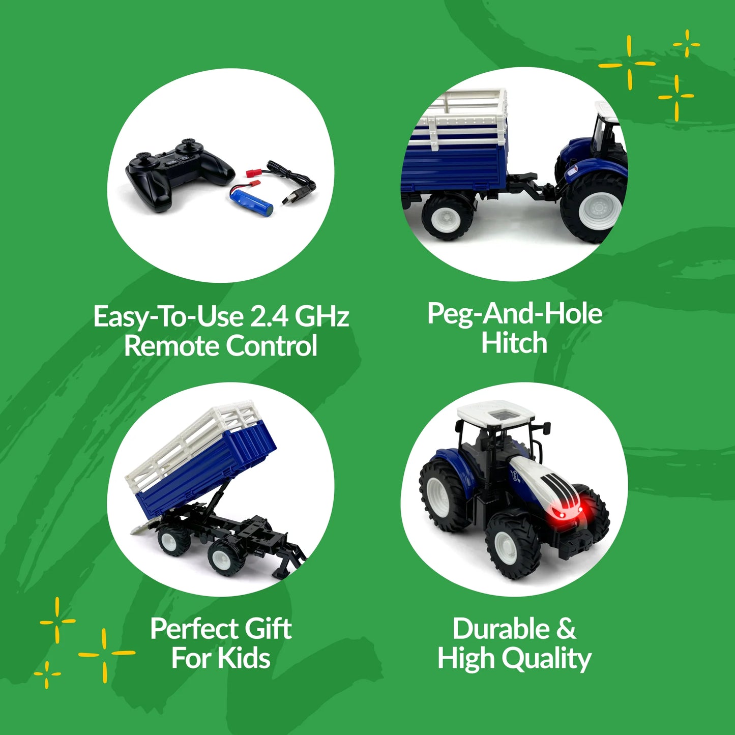 Big Country 1:24 Scale R/C Tractor & Trailer Combo