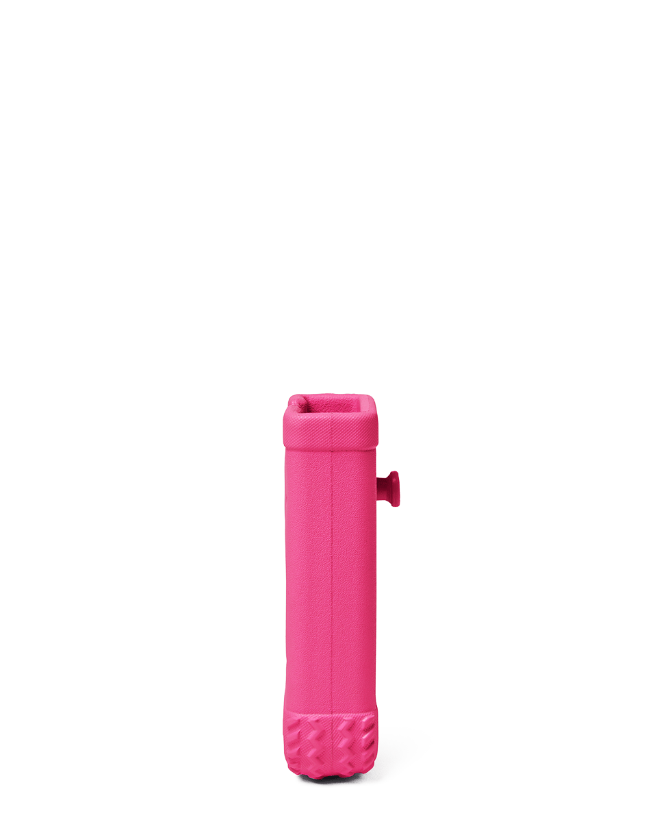 Pink Bogg bag phone case on white background
