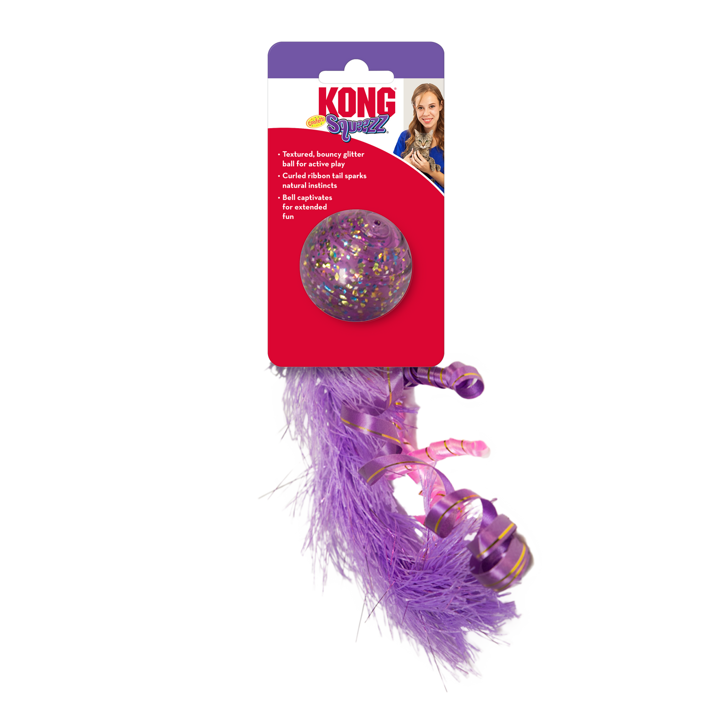 Kong Cat Confetti Ball