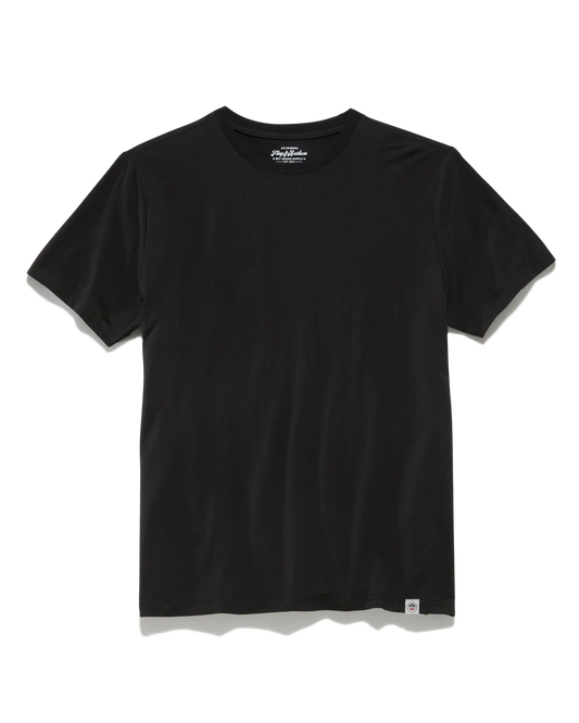 Flag & Anthem Essential Stretch Comfort Crewneck Tee in Black