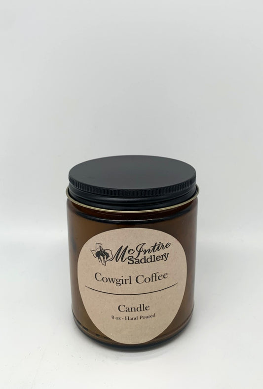 McIntire Saddlery Cowgirl Coffee Candle