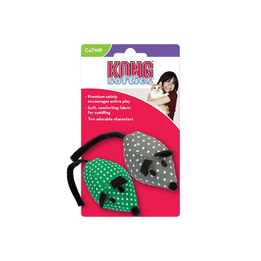 Kong Softies Mice 2-Pack