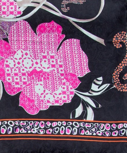 Wyoming Traders Tango #11 Charmeuse Silk Wild Rag