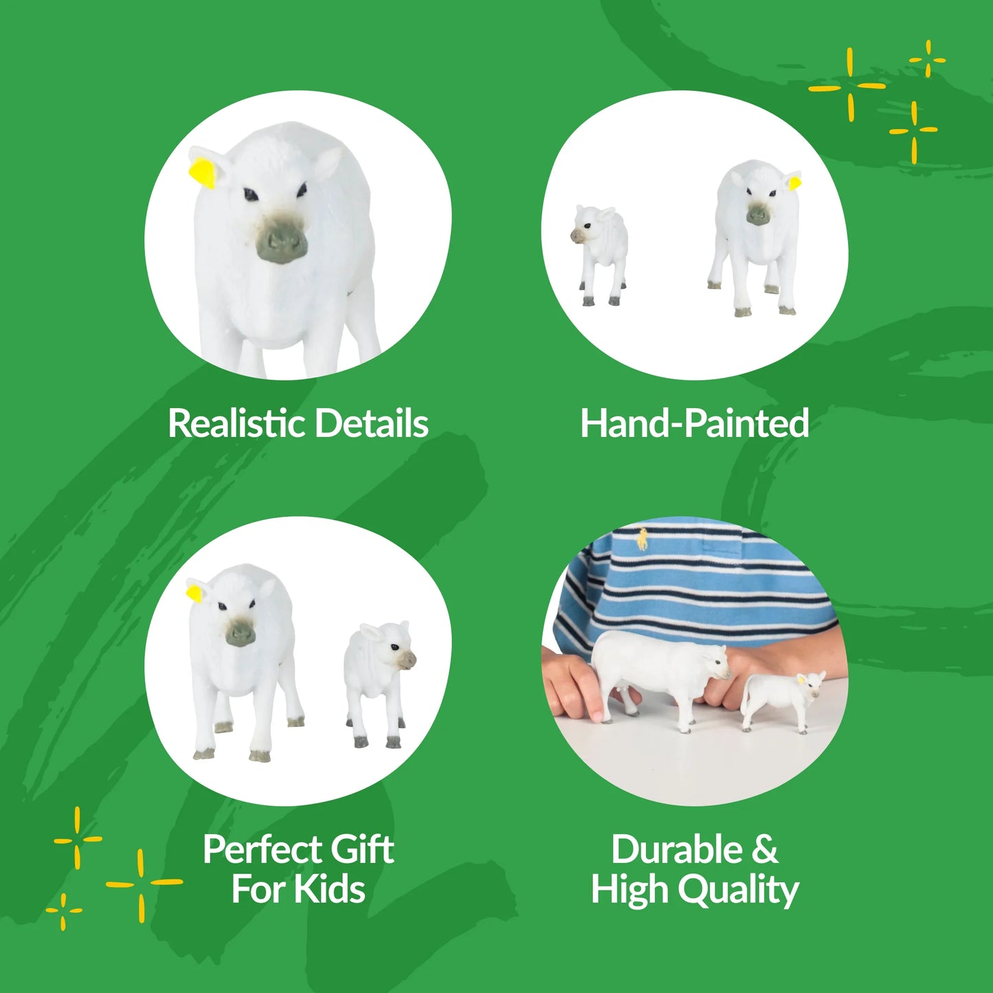 Big Country Charolais Cow & Calf